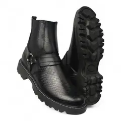 CALZADO CON ALTURA MONSERRATE - Botas en CUERO para hombre marca Monserrate Ref herradura negro