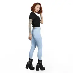 ZOE COMPANY - Jean Dama Skinny color Azul Claro B5188