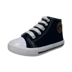 PUNKY KIDS - Tenis con bota para niñoniña azul