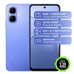 INFINIX - Celular Smart 10 128 GB/ 4RAM +4 Virtual Color Azul
