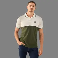 ESPRIT - Camisa Tipo Polo para Hombre Escudo Heritage