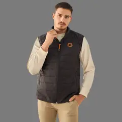 ESPRIT - Chaleco para Hombre Acolchado cuello Alto