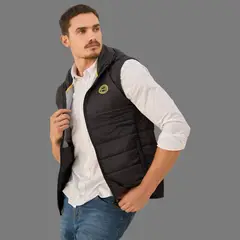 ESPRIT - Chaleco para Hombre Acolchado con Capucha