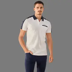 ESPRIT - Camisa Tipo Polo para Hombre Estilo Deportivo con Franjas