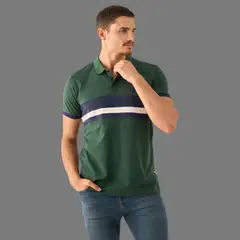 ESPRIT - Camisa Tipo Polo para Hombre Diseño con Franjas