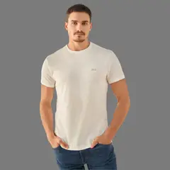 ESPRIT - Camiseta de Hombre con Logo Bordado Premium