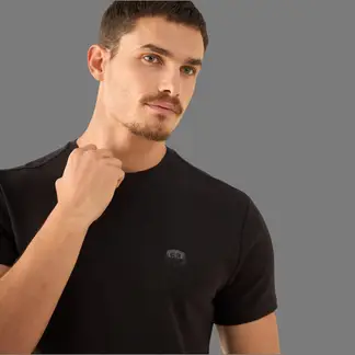 ESPRIT - Camiseta de Hombre con Logo Bordado Premium