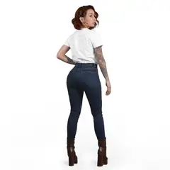 ZOE COMPANY - Jean Dama Skinny color Azul B5028