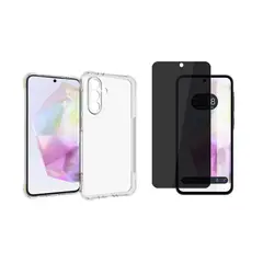 GENERICO - Funda Airbag Antichoque + Antiespia Para Samsung Galaxy A56