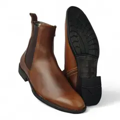 CALZADO CON ALTURA MONSERRATE - Botas en CUERO para hombre marca Monserrate Ref Fontanar color Miel