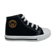 PUNKY KIDS - Tenis con bota para niñoniña negro