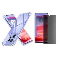 GENERICO - Funda Airbag Antichoque + Antiespia Para Motorola Edge 50 Pro