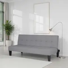 ELITE LIVING - SOFA CAMA ALEK MICROFIBRA PLATA