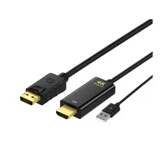 GENERICO - Cable Adaptador Hdmi A Displayport 4k 60hz 180cm