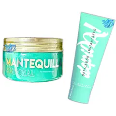 GENERICO - Depilya Gel Mujer y mantequilla corporal azul durazno syam