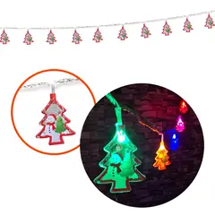 ZOCOCIO - Luces De Navidad Lineal De Arbolitos Con Copito Luz Fija