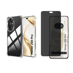 GENERICO - Funda Airbag Antichoque + Hidrogel Antiespia Para Honor 200 Pro