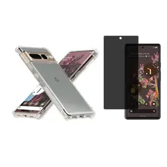 GENERICO - Funda Airbag Antichoque + Hidrogel Antiespia Para Google Pixel 7 Pro