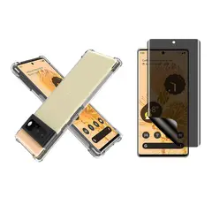 GENERICO - Funda Airbag Antichoque + Hidrogel Antiespia Para Google Pixel 6 Pro