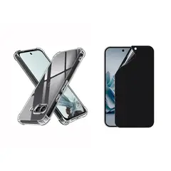 GENERICO - Funda Airbag Antichoque + Hidrogel Antiespia Para Google Pixel 9A