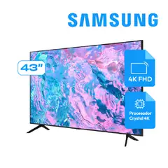 SAMSUNG - SMART TV de 43 Crystal UHD