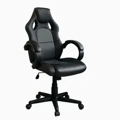 GENERICO - Silla Gamer Shadow Ergonómica en Ecocuero Negro