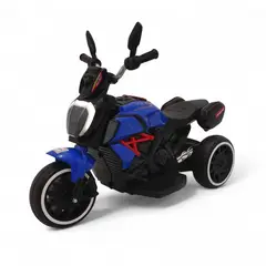 BRITOCHET - Moto Eléctrica Niño Niña Usb Sd Mp3 Recargable Luces 1 a 4 Años REF 1403