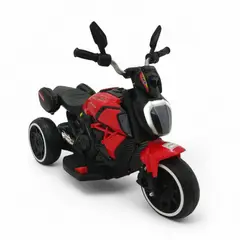 BRITOCHET - Moto Eléctrica Niño Niña Usb Sd Mp3 Recargable Luces 1 a 4 Años REF 1403