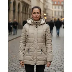 CAELI - Chaqueta abrigo ovegera MUJER lluvia frio semi impermeable marca