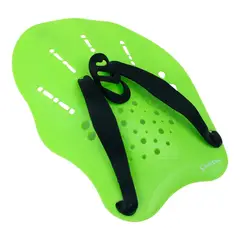 VITTORIA - Kit Paletas X2 Mano Natación 1 Par De Aletas Entrenamiento Verde Niño