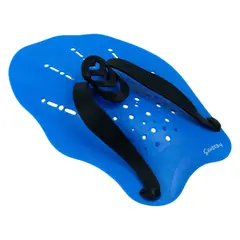 VITTORIA - Kit Paletas X2 Mano Natación 1 Par De Aletas Entrenamiento Azul Niño