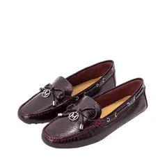 MARIO HERNANDEZ - Mocasín Driver Amalia Lt Vinotinto Charol MH Mocs