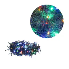 ADQUIERELO YA - Extensión Luz LED Lineal Multicolor 100 Luces 7 Metros Cable Verde 1433