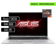 ASUS - PORTATIL M1502 AMD RYZEN 7 5825U RAM 16GB DDR4/ SSD 1TB M.2/ 15.6/WIN11 HOME