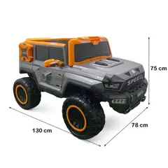 BRITOCHET - Carro Eléctrico Recargable Niño/Niña Llantas Gomas 4x4 1 a 8 Años REF BDM0922