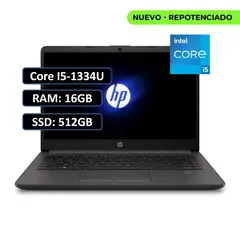 HP - PORTATIL 240 INTEL CORE I5 1334U /RAM 16GB DDR4/ SSD 512GB M.2/ 14/ WIN11 HOME
