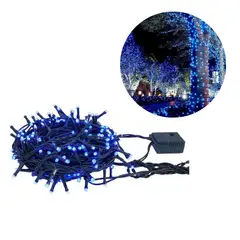 ADQUIERELO YA - Extensión Luz LED Lineal Azul 200 Luces 14 Metros Cable Verde 1453