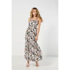 KOAJ - Vestido largo con tiras ajustables. Mujer