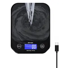 GEF - Bascula Digital Cocina Recargable Gramera Acero Inoxidable