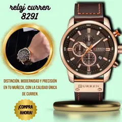 CURREN - RELOJ 8291 CRONOGRAFO ORIGINAL DE LUJO