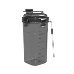 NOVEDADES PLASTICAS - Botilito Hermético Keep & Go Humo 500 ml Manija