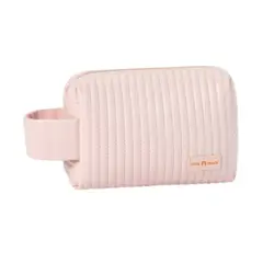 MULTIBAGS - COSMETIQUERA ORGANIZADOR MAQUILAJE NECESER VIAJE-ROSA