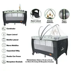 BEBESITOS - CORRAL PARA BEBÉ TOLDO CAMPING MARCA