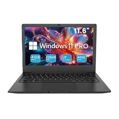 GENERICO - Portátil Azeyou 11.6 Pulg Intel Celeron N4020 4 GB RAM Disco Duro128 GB Color Negro