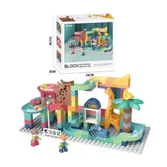 MARKET TOYS - Armatodo Bloques Parque De Dinosaurios 147 Pcs Bloque Grande