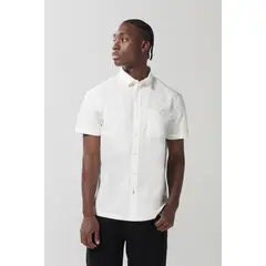 KOAJ - Camisa sport collar manga corta en colores solidos de t Hombre