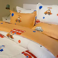 STANZIA HOME - Tendido Acolchado Cars para niños - Cama Doble - 140