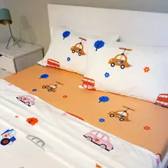 STANZIA HOME - Juego de Sabana Cars - Cama Doble - 140