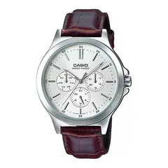 CASIO - Reloj Cuero Mtp-v300l-7audf De Caballero