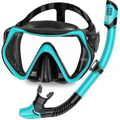 GENERICO - Kit Profesional Careta + Snorkel De Buceo Careteo O Pesca